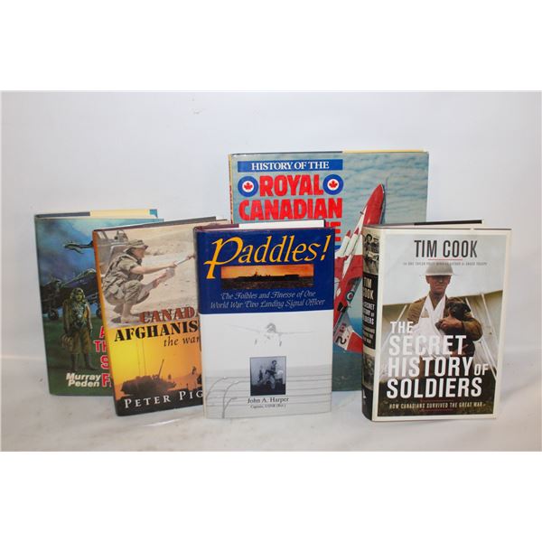 MILITARY/WAR/HISTORY BOOKS ASSORTED