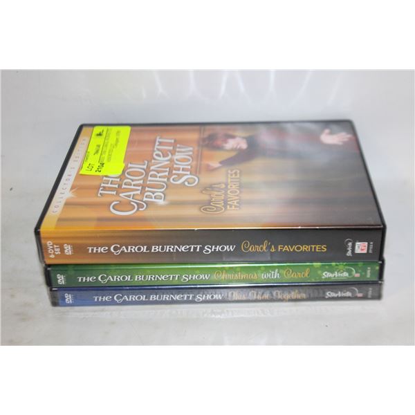DVD SERIES "THE CAROL NURNETTE SHOW" ASSORTED LOT