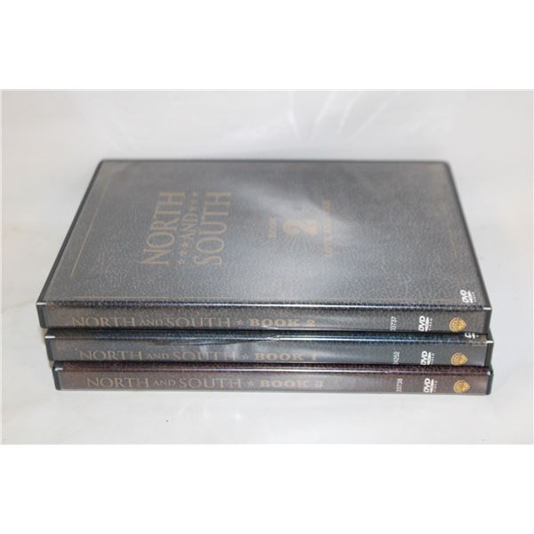 DVD COLLECTION NORTH AND SOUTH "BOOKS" 1, 2 & 3
