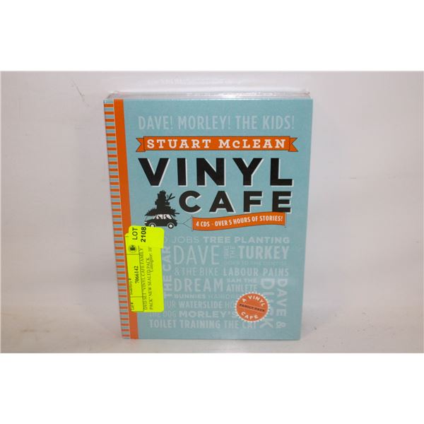 DVD SET "VINYL CAFE FAMILY PACK" NEW SEALED PACK