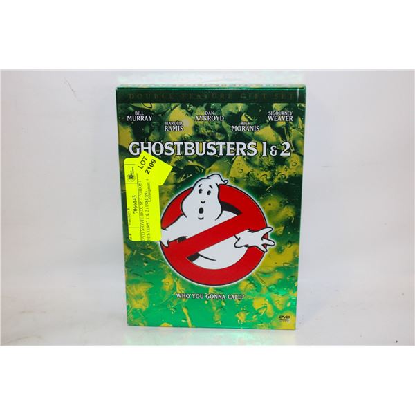 DVD MOVIE BOX SET "GHOST BUSTERS" 1 & 2 (1984/89)