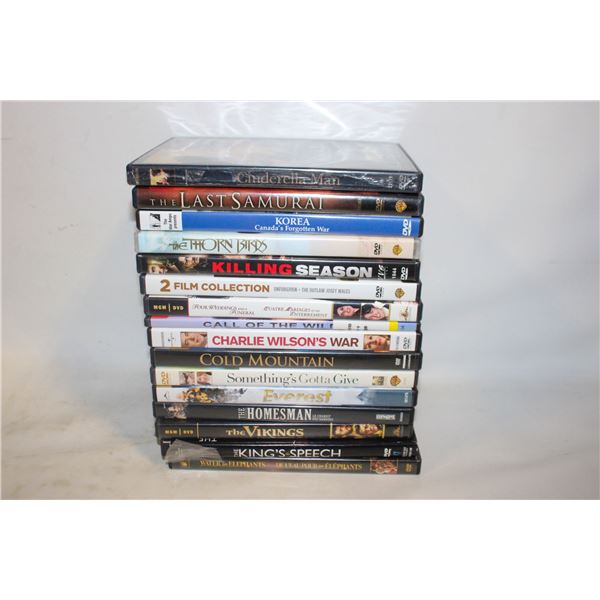 DVD'S- ASSORTED BOX LOT