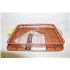 Image 1 : GOTHAM STEEL 13" CRISPER TRAY W/BASKET- NEW