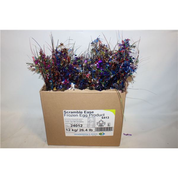 HELIUM BALLOON WEIGHTS- BOX LOT ASSORTED