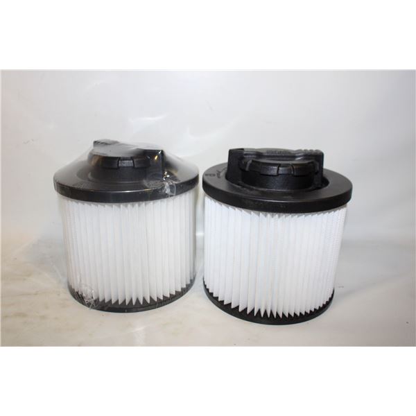 2 WET/DRY SHOP VAC FILTERS FIT DEWALT 4-5 GAL
