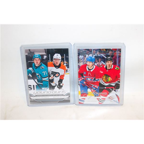 CELEBRINI AND DEMIDOV YOUNG GUNS CHECK LISTS