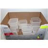 Image 1 : 16PCS CAMBRO FOOD STORAGE CONTAINERS W SEAL COVERS