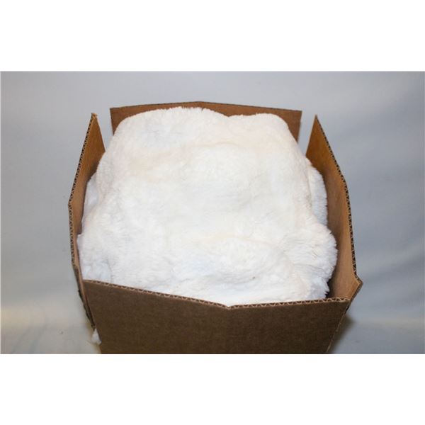 NEW HOUSE AND HOME FAUX FUR THROW BLANKET