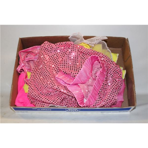 FLAT OF 3 SKATING COSTUMES SIZE 10