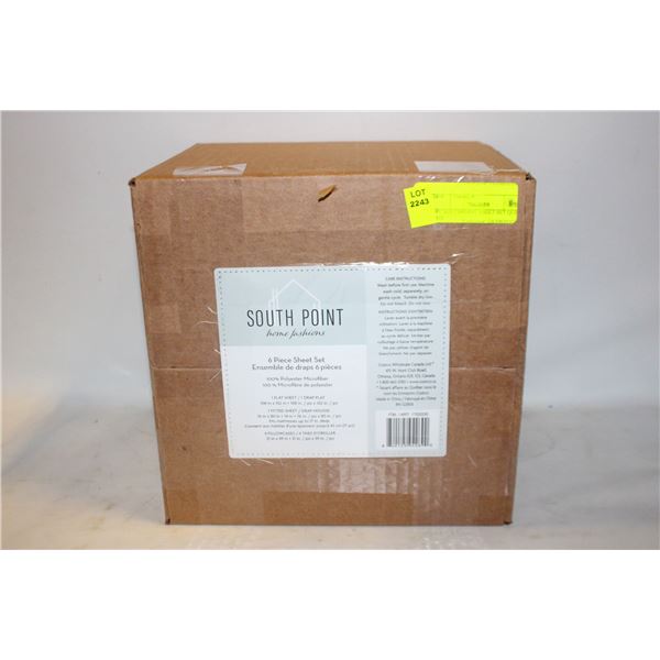 6PC SOUTHPOINT SHEET SET QUEEN SIZE