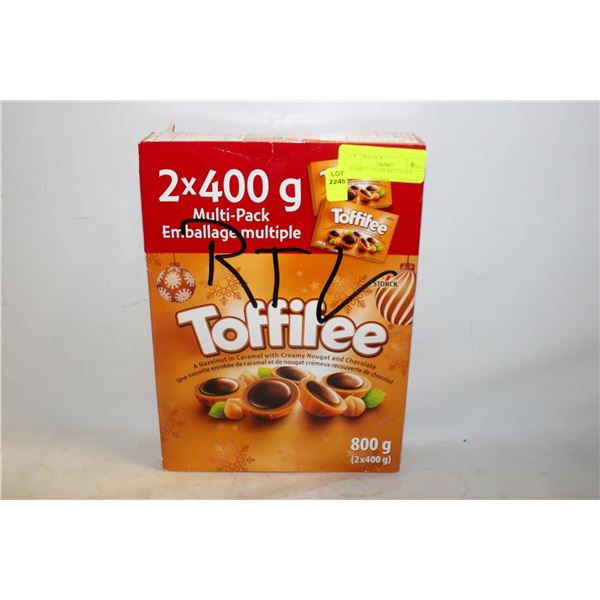 2 X 400G TOFFIFEE MULTIPACK