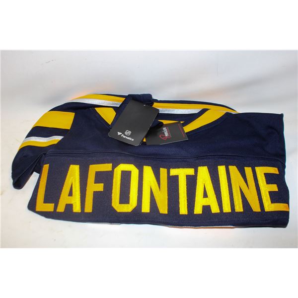 SIGNED NHL HALL OF FAME PAT LAFONTAINE JERSEY