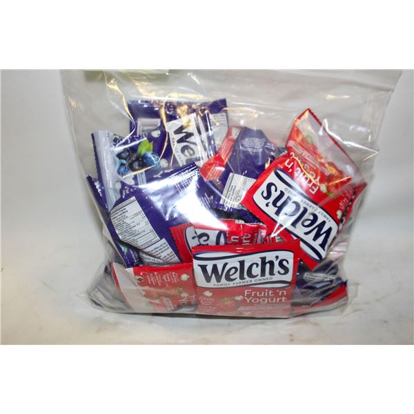 BAG OF WELCHS FRUIT N YOGURT SNACKS