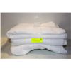 Image 1 : NEW 3PK WHITE BATH TOWELS