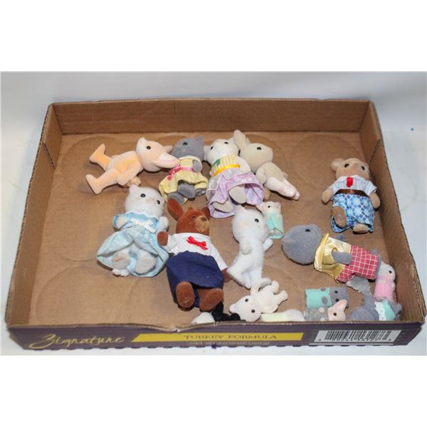 VINTAGE MINI LOT FUZZY ANIMALS