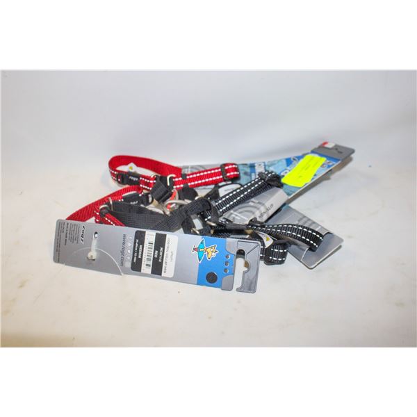 4 MEDIUM DOG HARNESSES