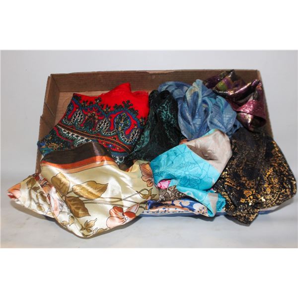 FLAT OF FANCY SCARVES