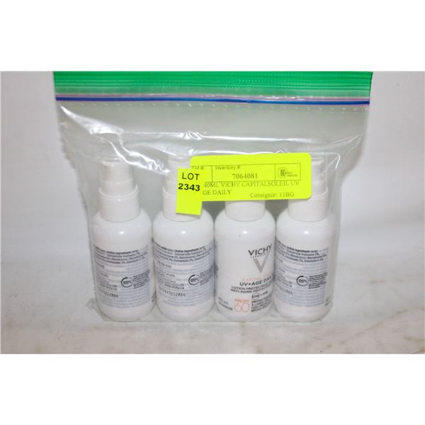 4 X 40ML VICHY CAPITALSOLEIL UV + AGE DAILY