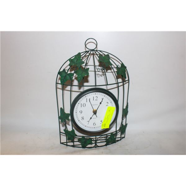 BIRDCAGE WALL CLOCK