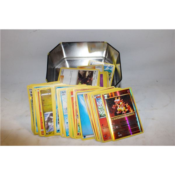 TIN 156 POKEMON CARDS