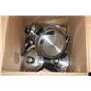 Image 1 : STAINLESS STEEL POTS AND PANS