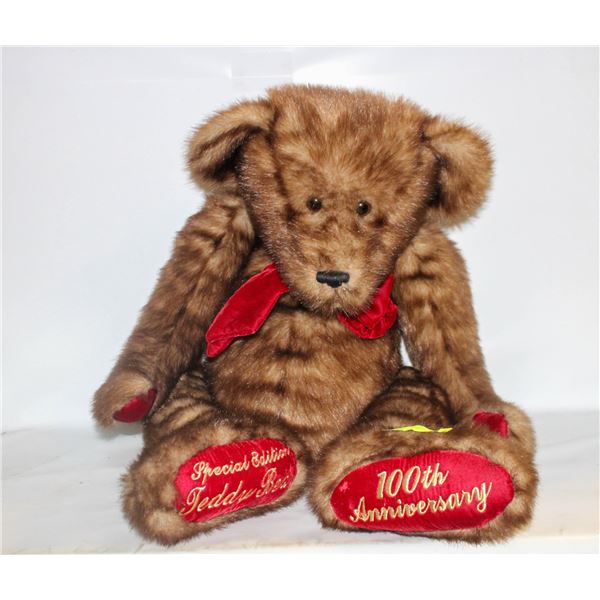 LARGE SPECIAL EDITION 100TH ANNIVERSARY TEDDY