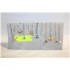 Image 1 : NEW JEWELRY DISPLAY STAND WITH NEW 12 NECKLACES