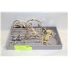 Image 1 : JEWELRY ORGANIZER TRAY WITH RINGS, BANGLES  AND