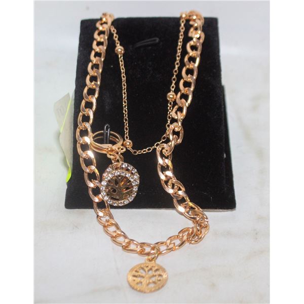 NEW JEWELRY DISPLAY W/NECKLACE + EARRING