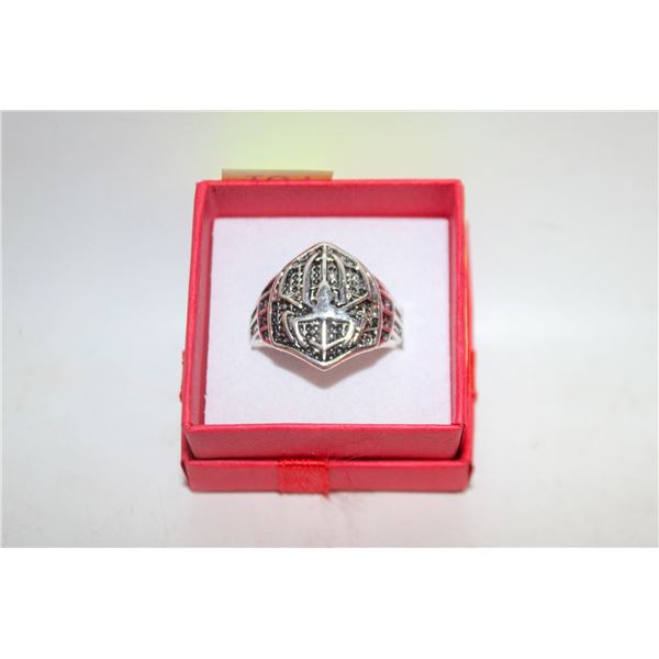 NEW SPIDERMAN LOGO RING ADJUSTABLE SIZE