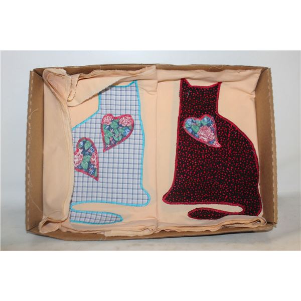 13 QUILT BLOCKS 13"X13" FOR QUILTING, CATS