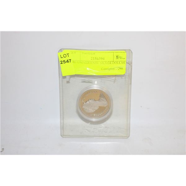 1983 UNIVERSIADE SILVER DOLLAR