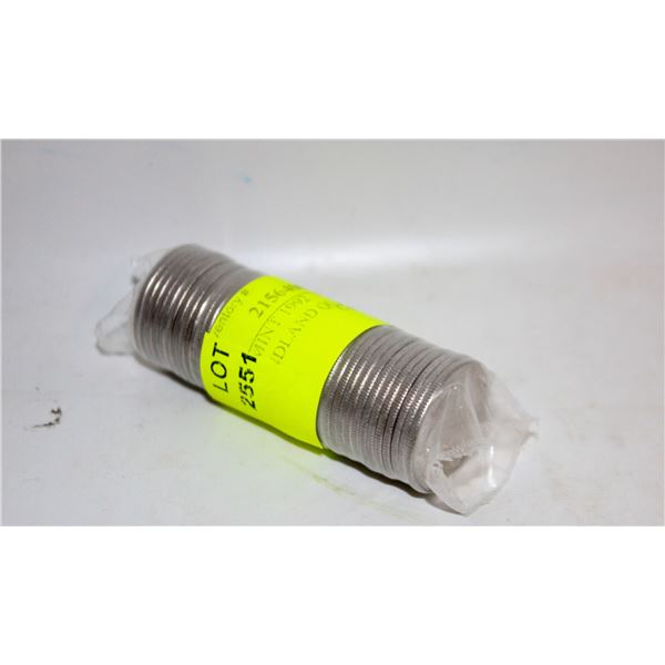 ROLL OF MINT 1992 NEWFOUNDLAND QUARTERS