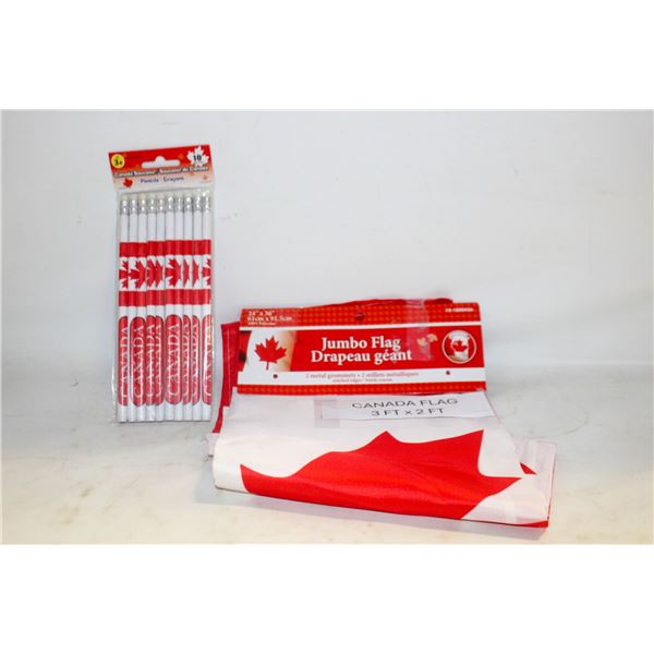 NEW CANADA FLAG 2FT X 3FT & CANADA FLAG
