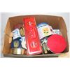 Image 1 : APPLE BOX OF VARIOUS TINS INC COCA COLA