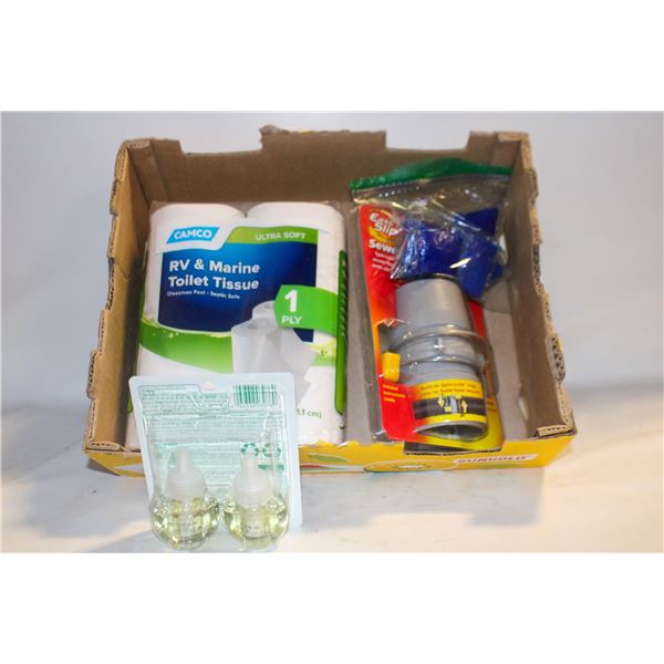 NEW RV LOT - CAMCO SEWER HOSE COUPLER,