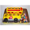 Image 1 : FISHER PRICE LITTLE PEOPLE SCHOOL BUSES &