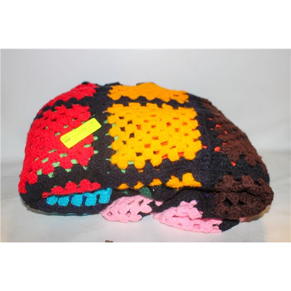 HANDMADE GRANDMA SQUARE BLANKET
