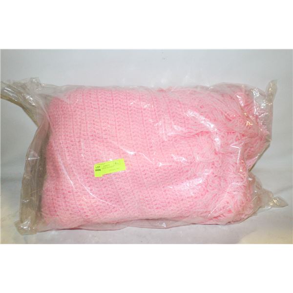 PINK HANDMADE BLANKET