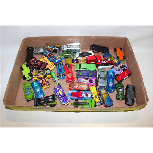 40 HOT WHEELS DIECAST CARS & TRUCKS TOYS