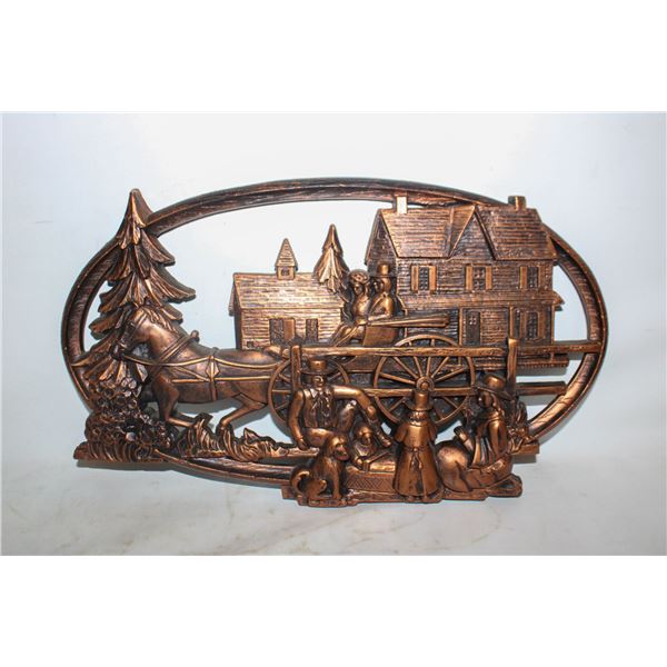 1970'S COPPERCRAFT GUILD RUSTIC HISTORAL