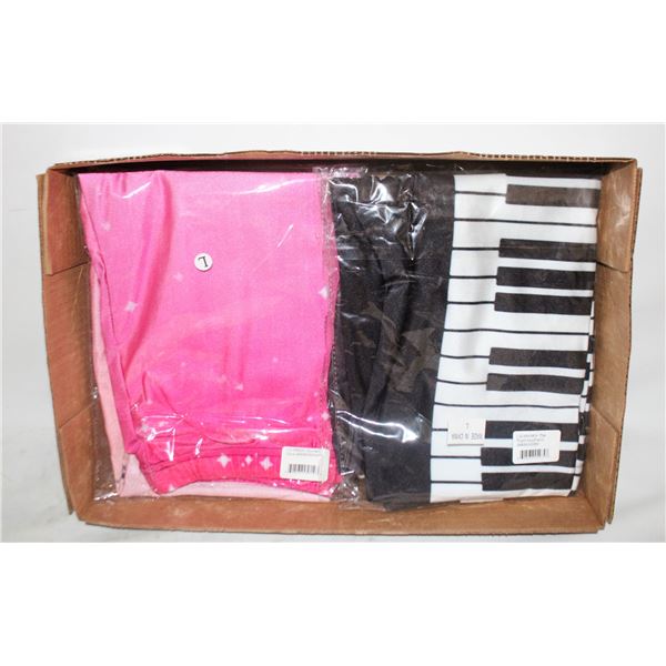 NEW 4 WOMENS LARGE LEGGINGS, PIANO