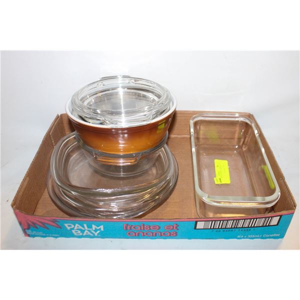 COLLECTION OF PYREX BAKING DISHES