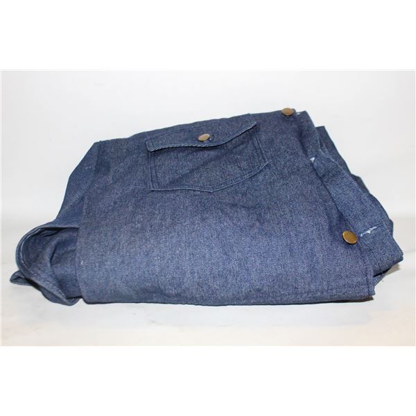 STORMASTER MENS XL DENIM WORK COVERALLS