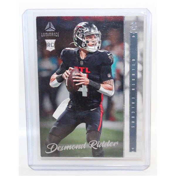 ROOKIE CARD DESMOND RIDDER ATLANTA FALCONS