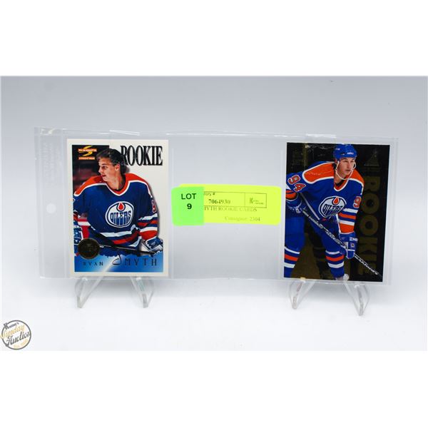 2X RYAN SMYTH ROOKIE CARDS