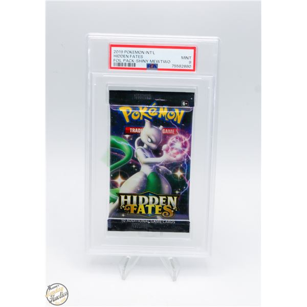 GRADED POKEMON HIDDEN FATES BOOSTER