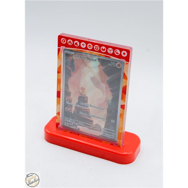 CHARMANDER 168 POKEMON CARD IN CASE