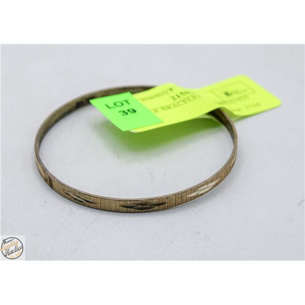 BANGLE BRACELET STAMPED 925