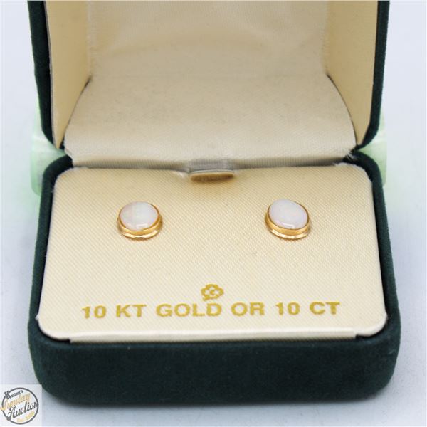 10 KT OPAL EARRINGS